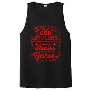 On The 8th Day God Made A Nurse, Nurses Week PosiCharge Competitor Tank