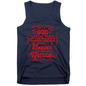 On The 8th Day God Made A Nurse, Nurses Week Tank Top