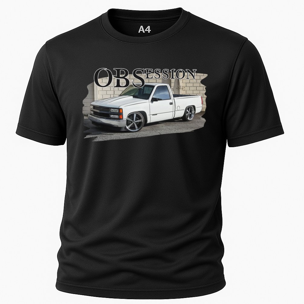 Obs Truck 90s Single Cab Lowered 1500 Truck Car Enthusiast Cooling Performance Crew T-Shirt
