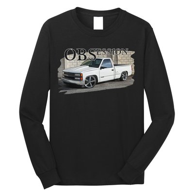 Obs Truck 90s Single Cab Lowered 1500 Truck Car Enthusiast Long Sleeve Shirt