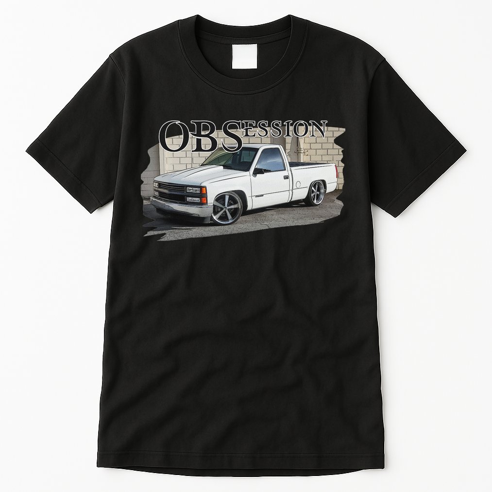 Obs Truck 90s Single Cab Lowered 1500 Truck Car Enthusiast Tall T-Shirt