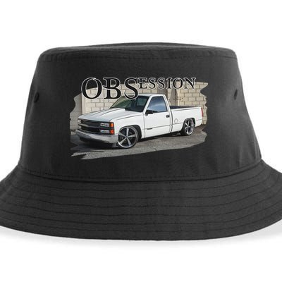 Obs Truck 90s Single Cab Lowered 1500 Truck Car Enthusiast Sustainable Bucket Hat