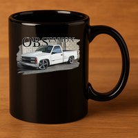 Obs Truck 90s Single Cab Lowered 1500 Truck Car Enthusiast 11oz C Handle Ceramic Mug
