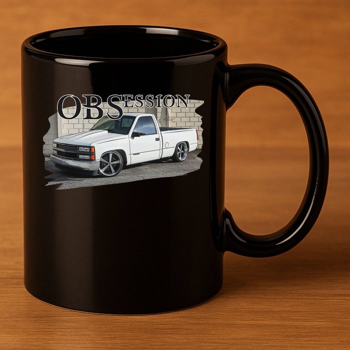 Obs Truck 90s Single Cab Lowered 1500 Truck Car Enthusiast 11oz C Handle Ceramic Mug