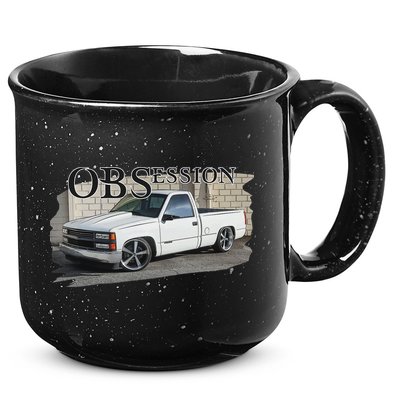 Obs Truck 90s Single Cab Lowered 1500 Truck Car Enthusiast 15oz Campfire Ceramic Mug