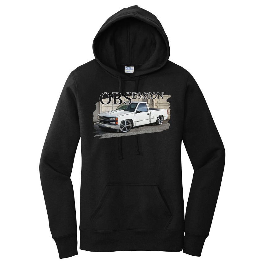 Obs Truck 90s Single Cab Lowered 1500 Truck Car Enthusiast Women's Pullover Hoodie