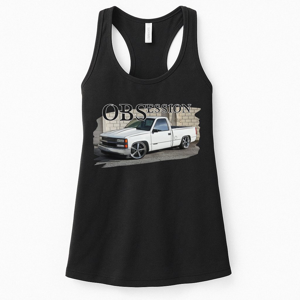 Obs Truck 90s Single Cab Lowered 1500 Truck Car Enthusiast Womens Tank Top