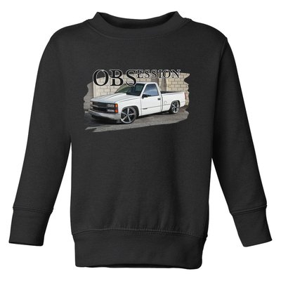Obs Truck 90s Single Cab Lowered 1500 Truck Car Enthusiast Toddler Sweatshirt