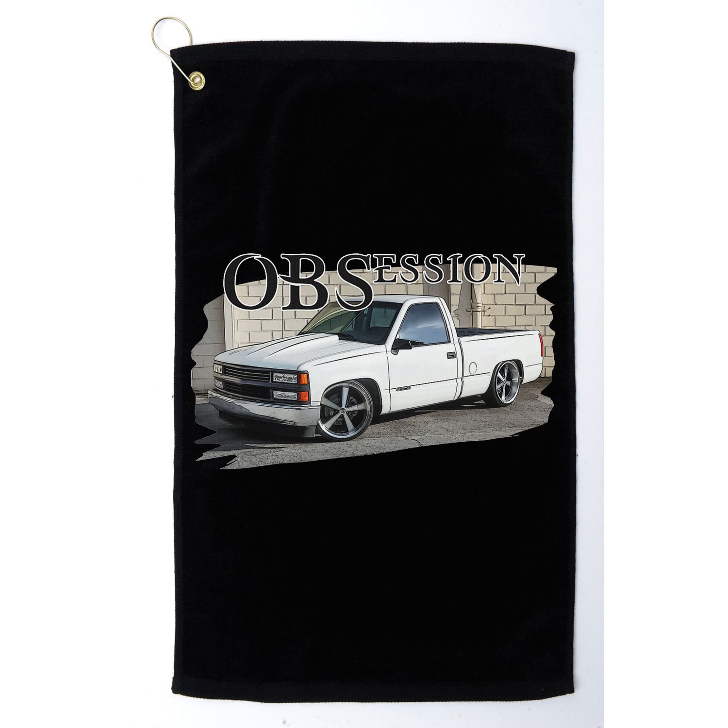 Obs Truck 90s Single Cab Lowered 1500 Truck Car Enthusiast Golf Towel