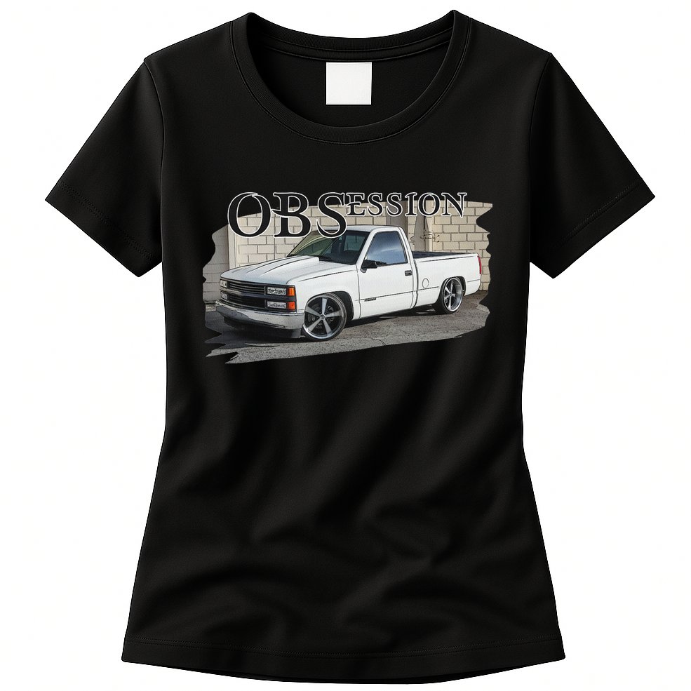 Obs Truck 90s Single Cab Lowered 1500 Truck Car Enthusiast Womens T-Shirt