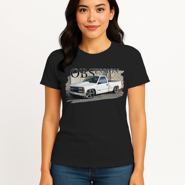Obs Truck 90s Single Cab Lowered 1500 Truck Car Enthusiast Womens T-Shirt