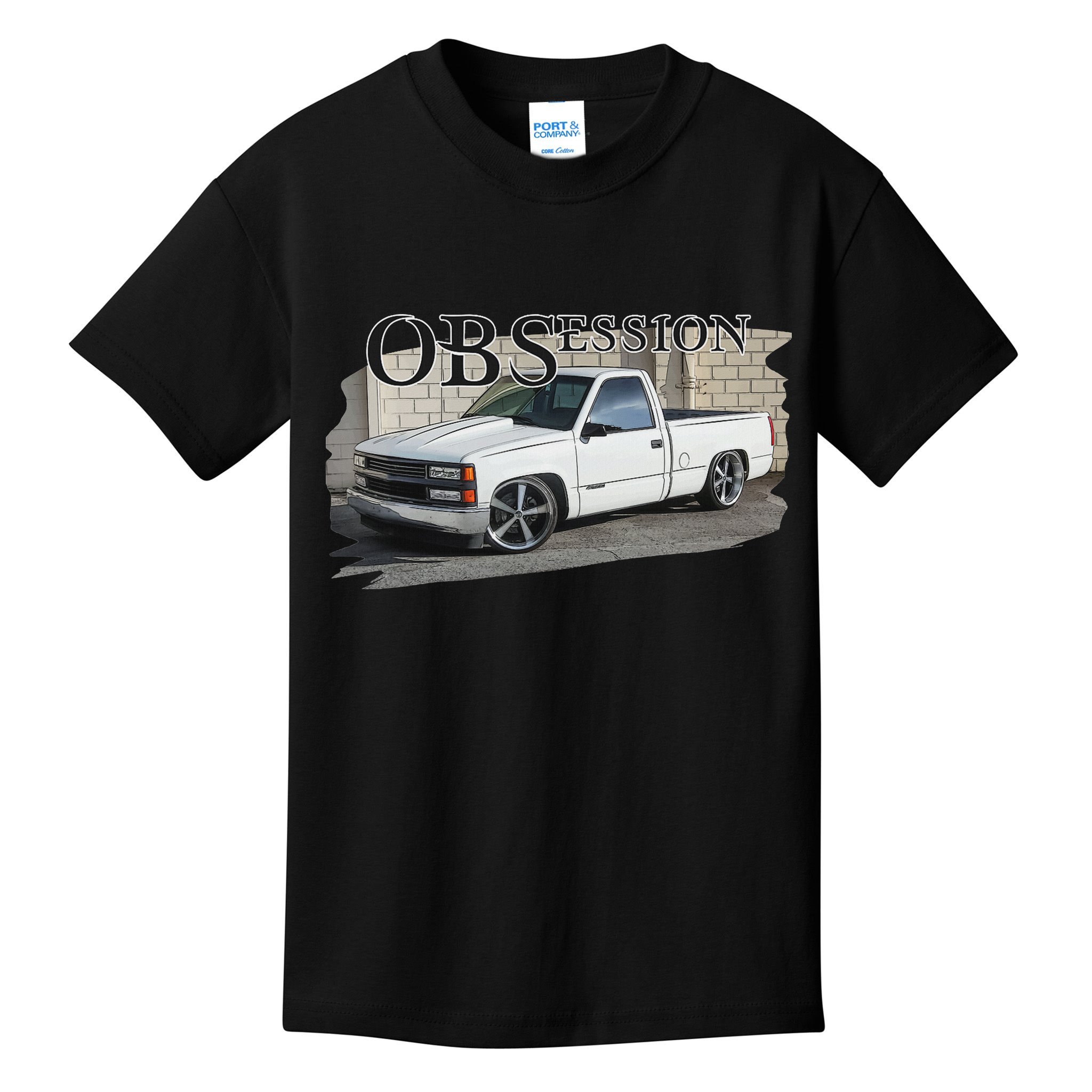 Obs Truck 90s Single Cab Lowered 1500 Truck Car Enthusiast Kids T-Shirt