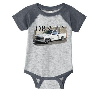 Obs Truck 90s Single Cab Lowered 1500 Truck Car Enthusiast Infant Baby Jersey Bodysuit