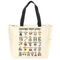 Occupational Therapy Alphabet OT Therapist Teacher Assistant Zip Tote Bag