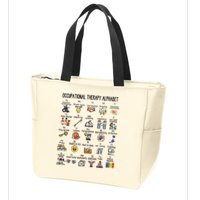 Occupational Therapy Alphabet OT Therapist Teacher Assistant Zip Tote Bag