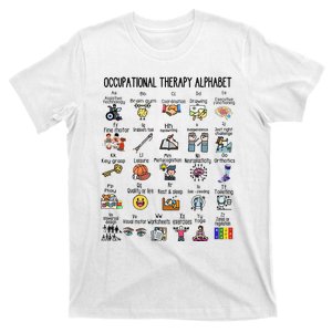 Occupational Therapy Alphabet OT Therapist Teacher Assistant T-Shirt