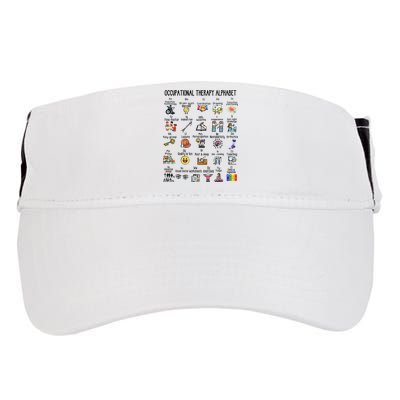 Occupational Therapy Alphabet OT Therapist Teacher Assistant Adult Drive Performance Visor