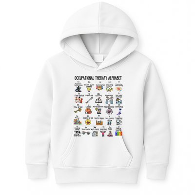Occupational Therapy Alphabet OT Therapist Teacher Assistant Kids Hoodie