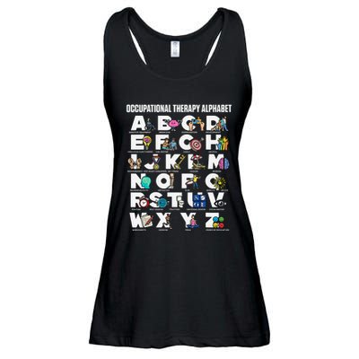 Occupational Therapy Alphabet Educational Ot Therapist Abcs Ladies Essential Flowy Tank