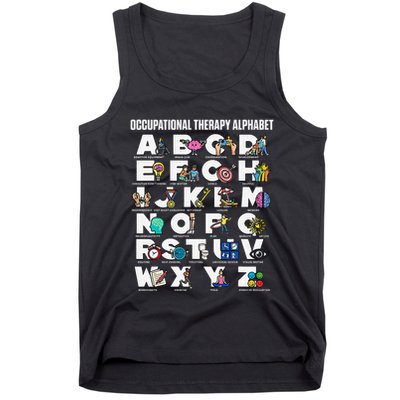 Occupational Therapy Alphabet Educational Ot Therapist Abcs Tank Top