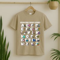 Occupational Therapy Alphabet Educational Ot Therapist Abcs T-Shirt