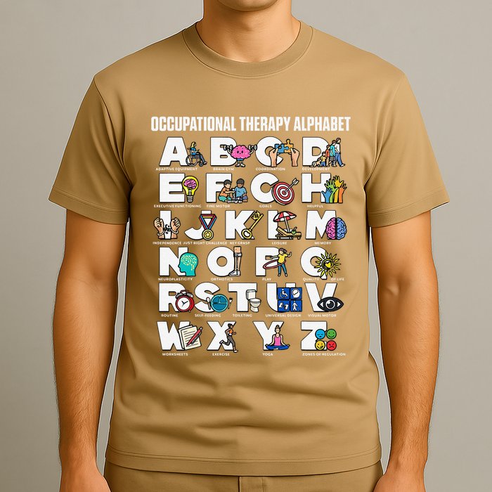 Occupational Therapy Alphabet Educational Ot Therapist Abcs T-Shirt
