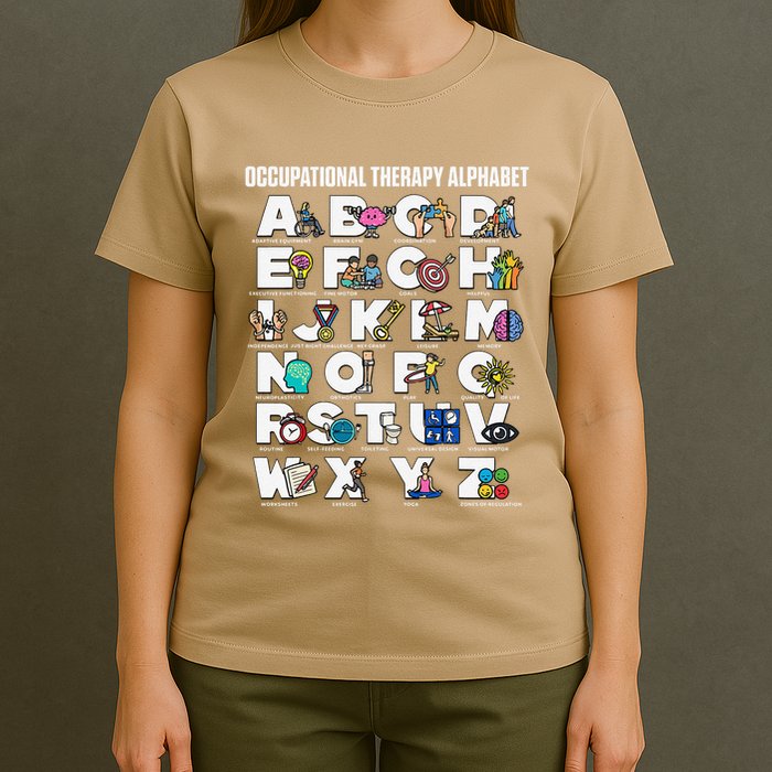 Occupational Therapy Alphabet Educational Ot Therapist Abcs T-Shirt