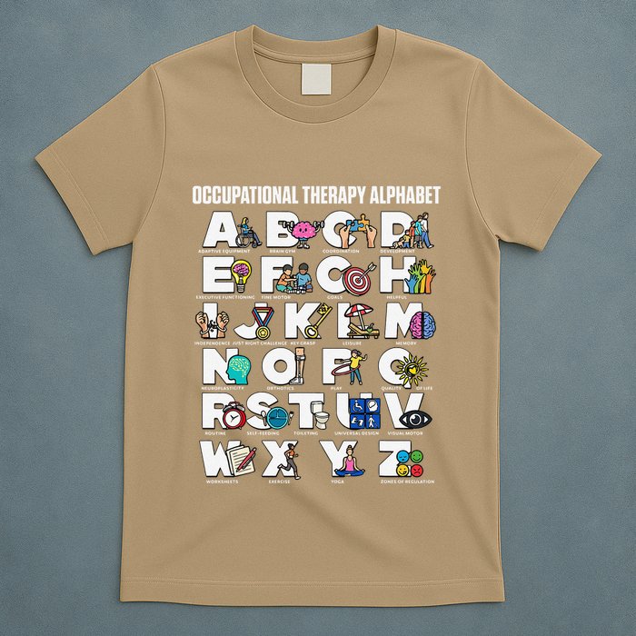 Occupational Therapy Alphabet Educational Ot Therapist Abcs T-Shirt
