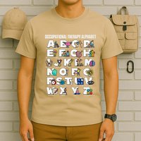 Occupational Therapy Alphabet Educational Ot Therapist Abcs T-Shirt