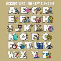 Occupational Therapy Alphabet Educational Ot Therapist Abcs T-Shirt