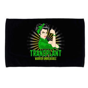 Organ Transplant Awareness Warrior Unbreakable Strong Gift Microfiber Hand Towel