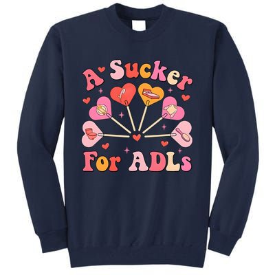 Occupational Therapy A Sucker For Adls Tall Sweatshirt