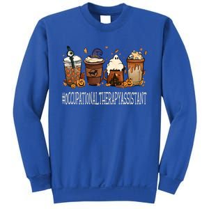 Occupational Therapy Assistant Horror Fall Coffee Halloween Gift Sweatshirt