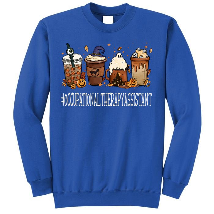 Occupational Therapy Assistant Horror Fall Coffee Halloween Gift Sweatshirt