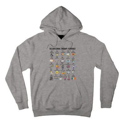 Occupational Therapy Alphabet OT Therapist Teacher Assistant Tall Hoodie