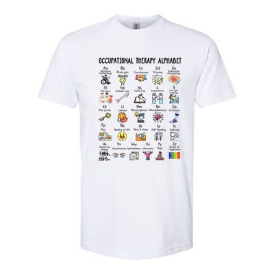 Occupational Therapy Alphabet OT Therapist Teacher Assistant Softstyle CVC T-Shirt