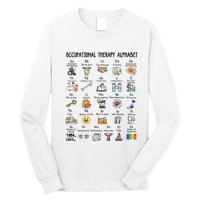 Occupational Therapy Alphabet OT Therapist Teacher Assistant Long Sleeve Shirt