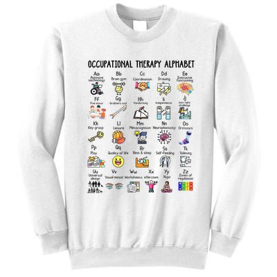 Occupational Therapy Alphabet OT Therapist Teacher Assistant Sweatshirt