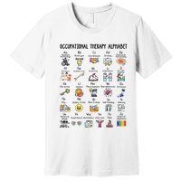 Occupational Therapy Alphabet OT Therapist Teacher Assistant Premium T-Shirt