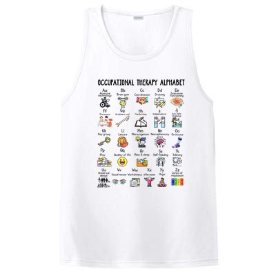 Occupational Therapy Alphabet OT Therapist Teacher Assistant PosiCharge Competitor Tank