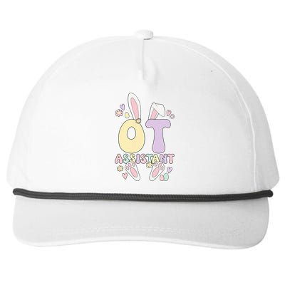 Occupational Therapist Assistant Easter Bunny Ota Easter Day Snapback Five-Panel Rope Hat