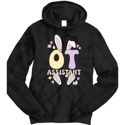 Occupational Therapist Assistant Easter Bunny Ota Easter Day Tie Dye Hoodie