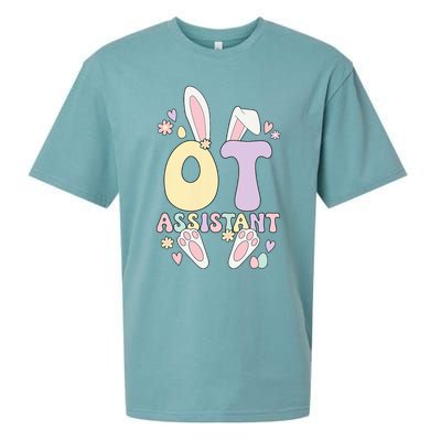 Occupational Therapist Assistant Easter Bunny Ota Easter Day Sueded Cloud Jersey T-Shirt