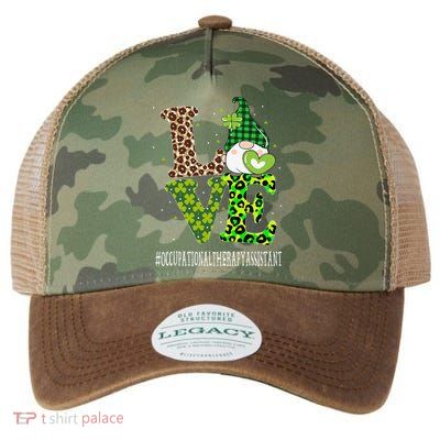 Occupational Therapy Assistant Love St Patricks Day Gnome Legacy Tie Dye Trucker Hat