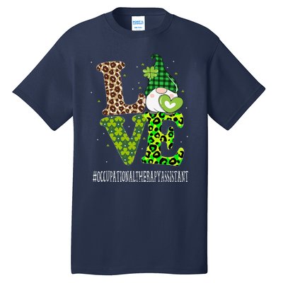 Occupational Therapy Assistant Love St Patricks Day Gnome Tall T-Shirt