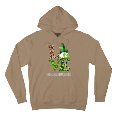 Occupational Therapy Assistant Love St Patricks Day Gnome Hoodie