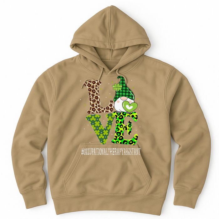 Occupational Therapy Assistant Love St Patricks Day Gnome Hoodie