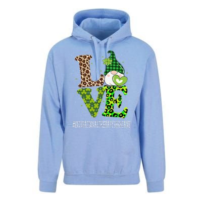 Occupational Therapy Assistant Love St Patricks Day Gnome Unisex Surf Hoodie