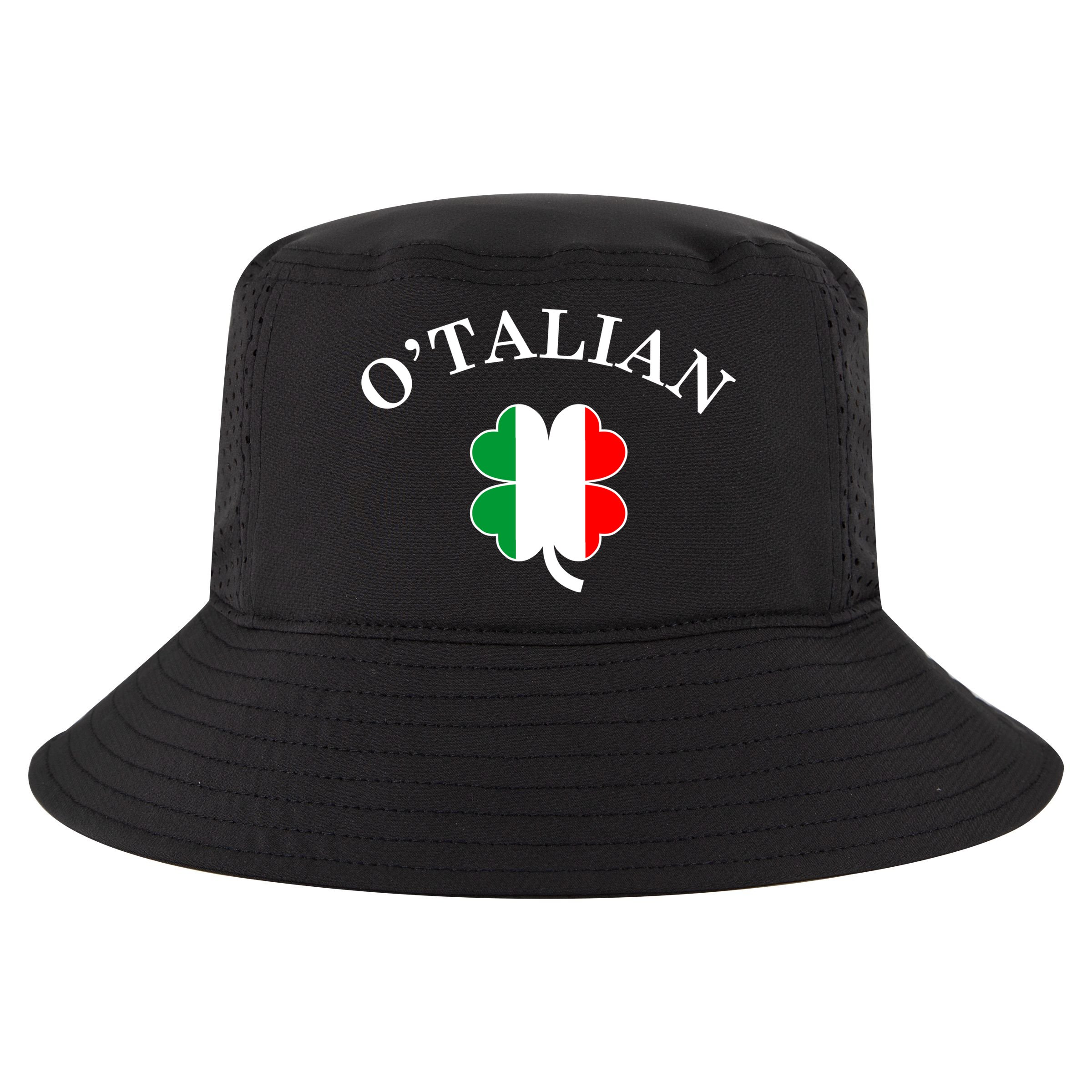 O'Talian Italian Irish Shamrock St. Patrick's Day Cool Comfort Performance Bucket Hat