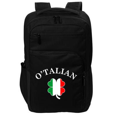 O'Talian Italian Irish Shamrock St. Patrick's Day Impact Tech Backpack